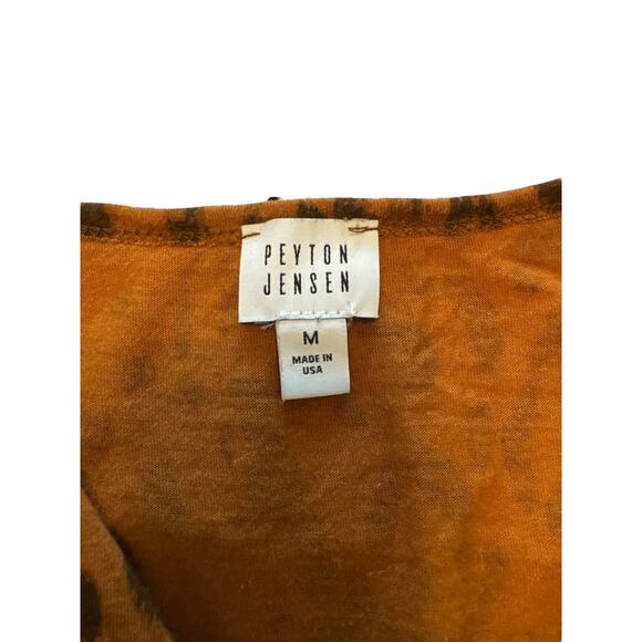 Peyton Jenson Cheetah Print V tank size M EUC - Picture 5 of 5